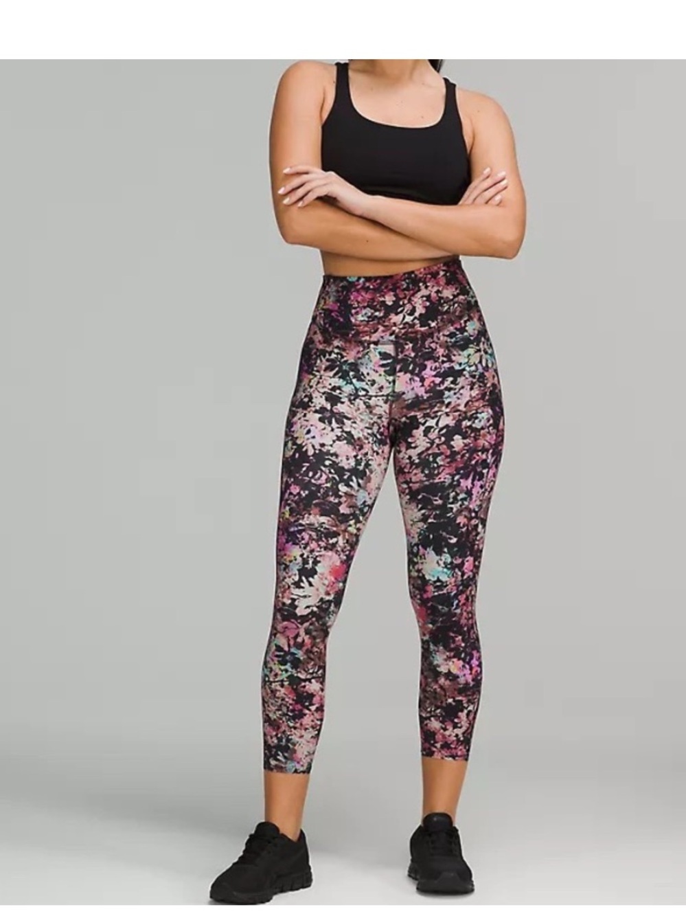 Lululemon base pace high rise 23” leggings, size 2